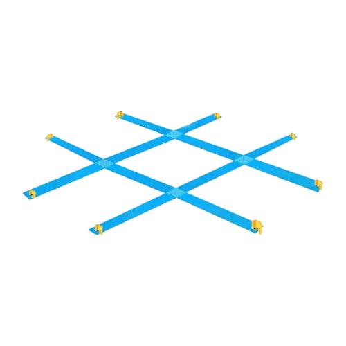 Bag Toss Game Giant Tac Toe Outdoor Toss Game Set Large Throwing Target Game Nylon Feature Suitable for Lawn Parties Outdoor, Blue A - color: Blue a