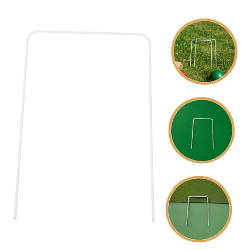 Yardwe 10pcs Durable Replacement Wickets for Outdoor Lawn Games for Family Fun and Skill Development Easy Setup for Backyard Activities