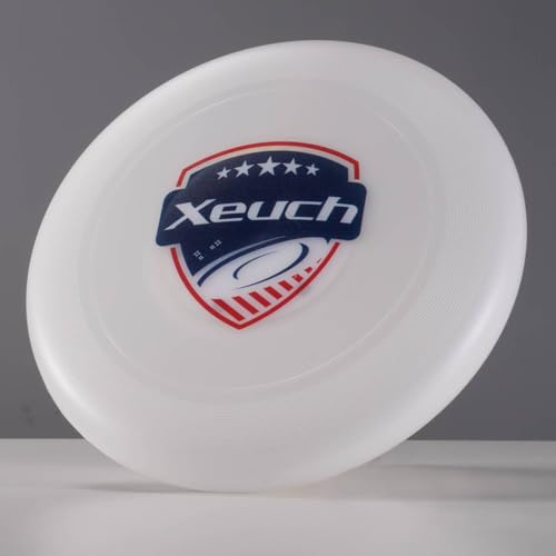 Xeuch Light Up Flying Disc, 175g, 16 Lighting Modes, 4 Brightness, 600mAh Rechargeable Battery, Built-in Timer and Sensor for Beach Camping Outdoor Games, Gift for Teens/Adults