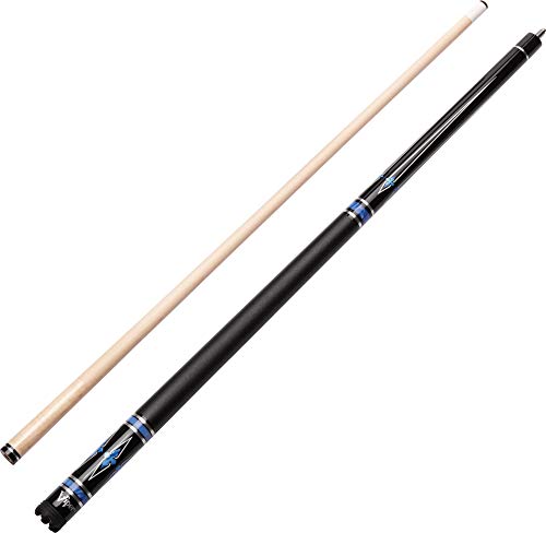 Viper by GLD Products Sinister 58" Pool Cue - color: Black with Blue/Silver, size: 20 Ounce