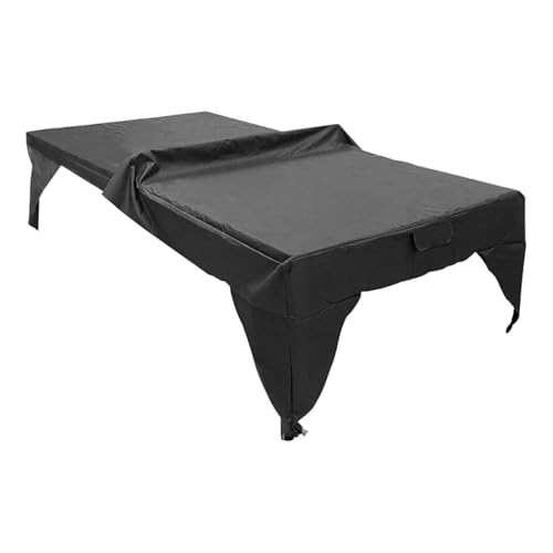 Waterproof, Rainproof Table Tennis Table Cover, Black - color: Black