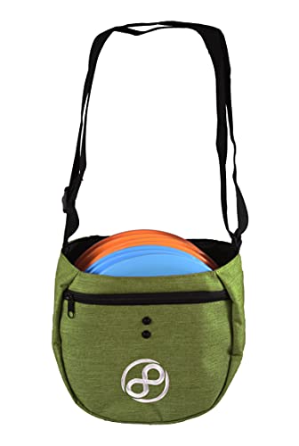 Infinite Discs Easy Bag - Disc Golf Starter Bag, Storage for 10 Discs - color: Green