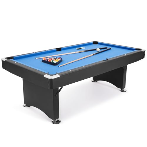 7 Foot Pool Table, Professional Billiard Gaming Table, Full Size