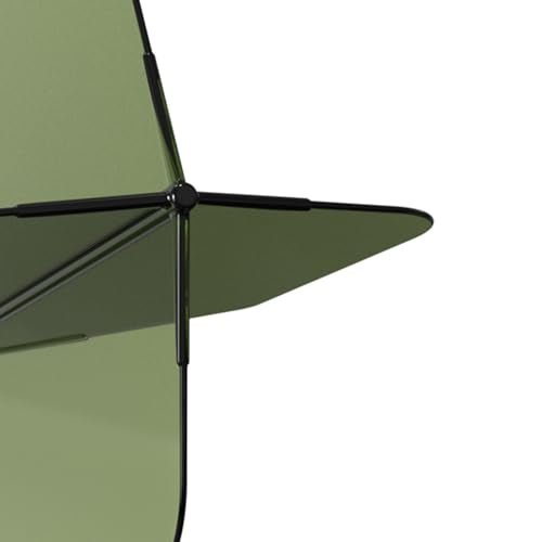 CUESOUL ROST 77 Integrated Dart Shaft and Flight Big Wing Shape,Set of 3 - color: Green with White Logo, size: S-23mm