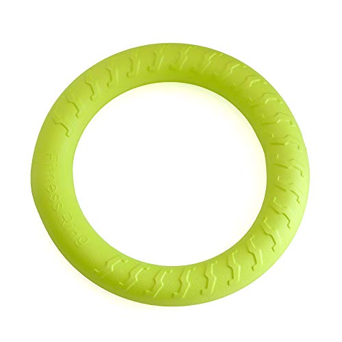PetSpy Dog Ring Toy – Flying Ring for Outdoor Play, Floating Training & Fetch Toy for Throwing, Catching & Chewers – Durable EVA Flying Disc for Small, Medium & Large Dogs - size: Large, style: 1 Ring