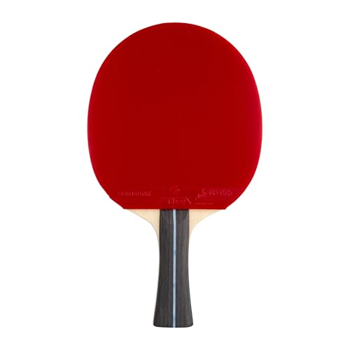 STIGA Banda Allround Future System, 5-Ply Table Tennis Bat, Star Future S Rubber, ITTF Approved, Mid-Level - style: Allround Future Master - Black, Red