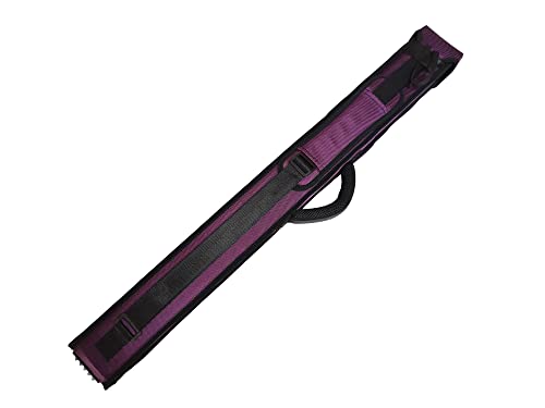 Champion 2X2,2X3,3X4 Nylon/Leatherette Billiard Pool Cue Stick Hard Case - color: Purple, size: 2X2 pool case