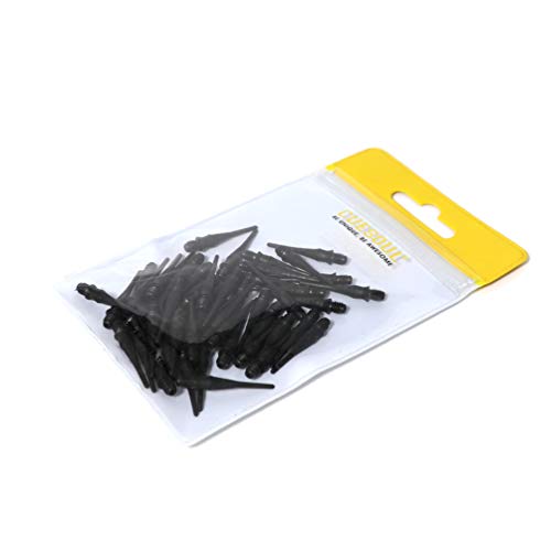 CUESOUL Touch-Point Soft Dart Tip Point with Touch Dart Case Tool for Dart Tip Replacement and Dart Tip Remove - color: Black