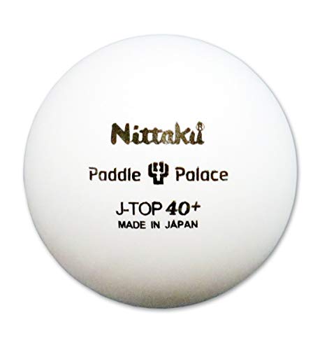 Nittaku J-Top Training Ball 40+ Bulk Pack (120 Table Tennis Balls) - style: White
