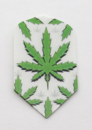 US Darts - 5 Sets (15 Flights) Marijuana Weed Dope Slim Dart Flights