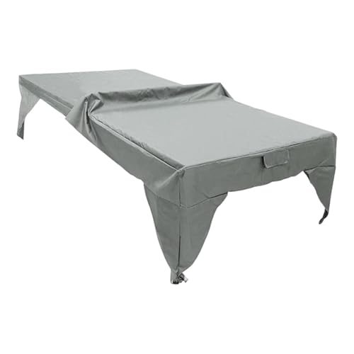 Waterproof, Rainproof Table Tennis Table Cover, Gray - color: Gray