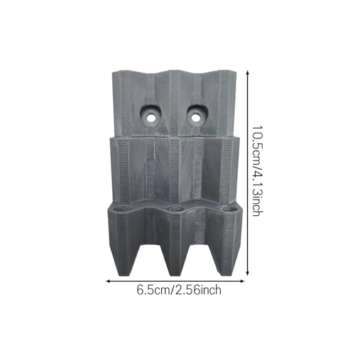 2 Pack Dart Holder Wall Mount Display Rack 3D Printed - Bracket for 9 Steel or Soft Tip Darts, Storage and Organizer Accessory for Dart Players (No Darts Included)