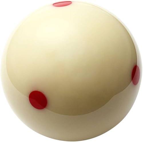 Red Dot Pro Measle Regulation Training Tournament Cue Ball 2.25 2-1/4 in. 6 oz
