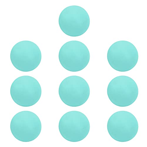 Drfeify EVA Foam Balls, 10pcs 65mm Soft Practice Balls with High Hit and Abrasion Resistance for Indoor Outdoor Training, Kids and Pets Play - color: Lake Blue