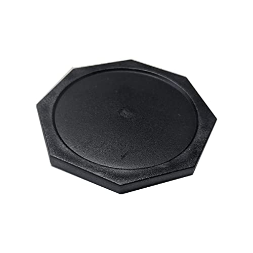 Black 8-Sided Air Hockey Puck - 2-1/4"