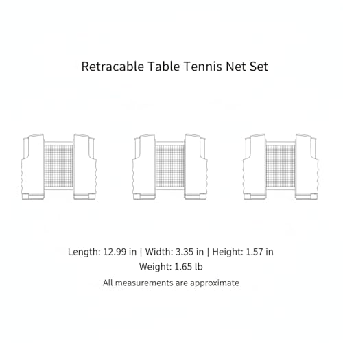 Portable Retractable Ping Pong Net Set with 2 Rackets & 3 Balls, Tool-Free Clamp for Any Flat Table - color: Yellow