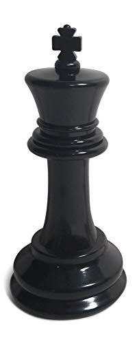 MegaChess Individual Chess Piece - King - 8 Inches Tall - Black - color: 1. Black