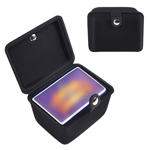 Brappo Hard Portability Playing Card Travel Case Compatible with Set Enterprises FiveCrowns card game,Protective Case Organizer(Notincluding Cards) (1PCS BLACK) - color: 1PCS BLACK