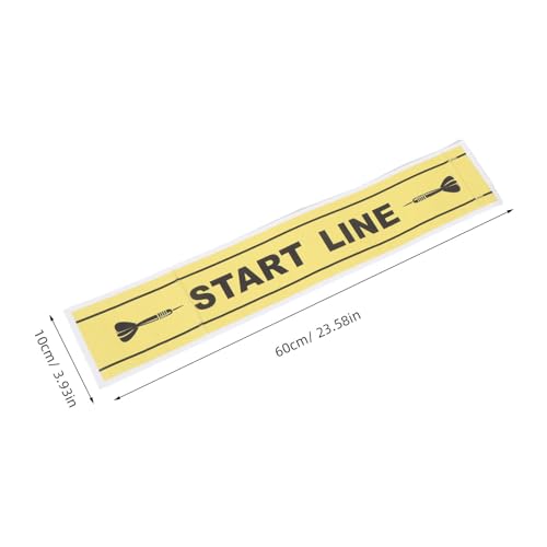 2pcs Dart Toe Line Floor Marker Sticker, Dart Throw Line Sticker, Waterproof PVC Decal for Game Room Home Bar Dartboard Accessories