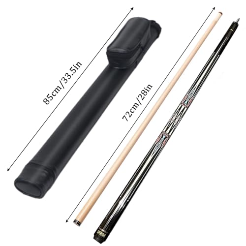 SUPERDIAMOND Pool Cue Stick Set Billiard Cue Sticks with Hard Case, 2-Pieces 58" Pool Table Sticks, 12.5 mm Tip Pool Queue,Pool Stick Set for Home Recreation, Billiards Clubs, Training - style: Billiard Cue Sticks-GB-YD-C-4S
