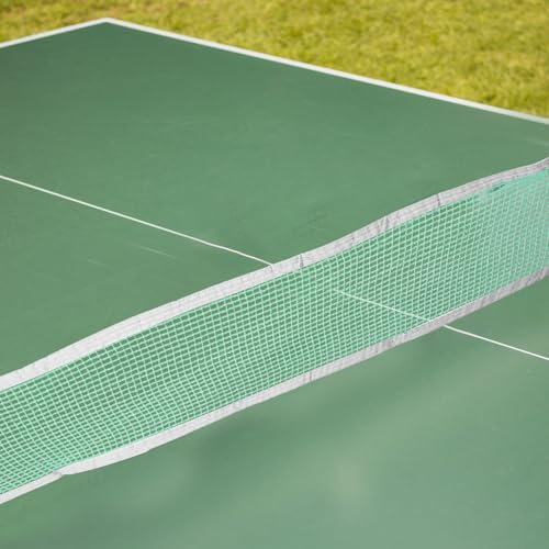 Abaodam Portable PE Table Tennis Net with Poles Thickened Sports Replacement Net for Indoor Outdoor Backyard Foldable Lightweight for Family Play