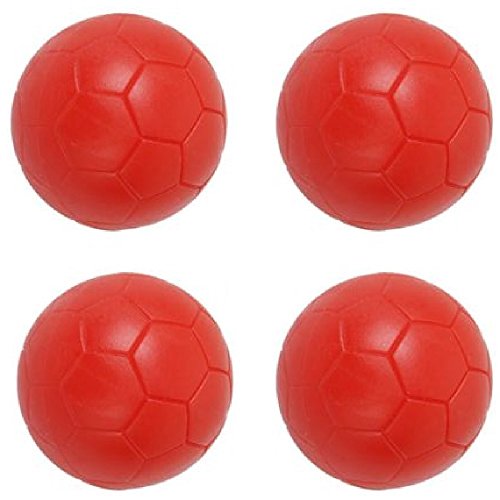 Game Room Guys Soccer Style Foosballs - Red - Set of 4