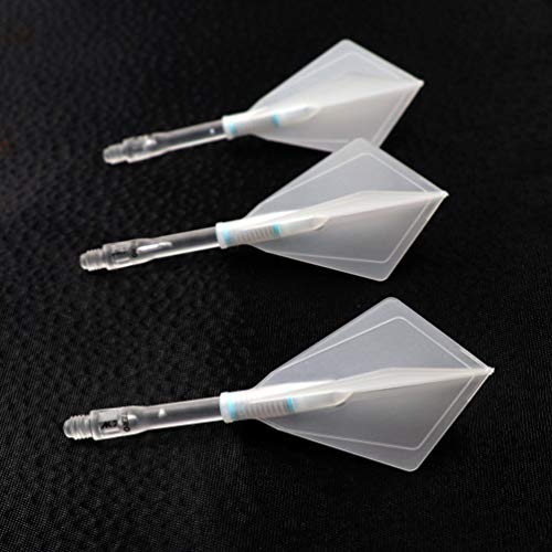 CUESOUL TERO AK4 Dart Flight Standard Shape/Shield Shape/Diamond Shape - color: Diamond shape-Transparent