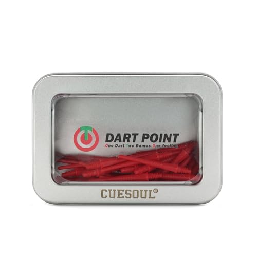 CUESOUL OTO Small Thread Soft Tip Dart Point Pack - color: Red