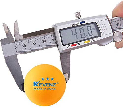 KEVENZ 72-Pack 3-Star 40+ Table Tennis Ball, Buy 60 Pcs Orange Training Ping Pong Balls, Get 12 Pcs Orang Match Balls - color: Orange, 1500-Pack