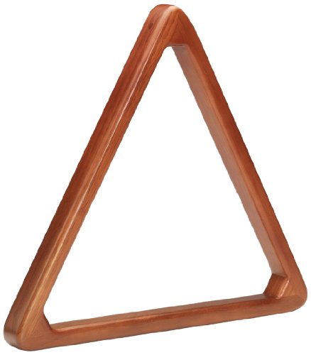 Pro Series TR8HD-F Heavy Duty Wooden Billiard Ball 8-Ball Triangle Rack, Old World Mahogany,black