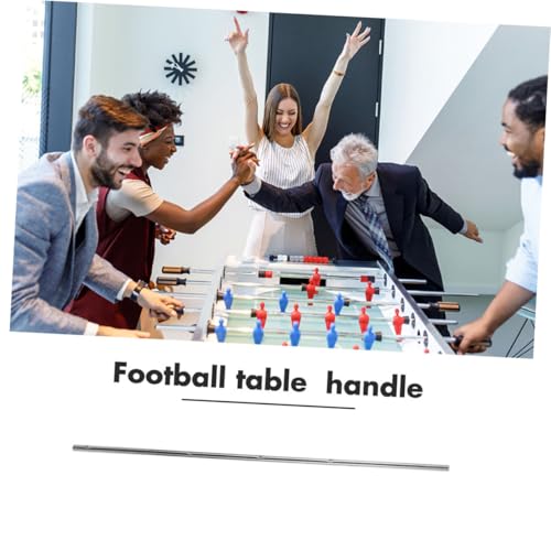 TOYANDONA 2pcs Foosball Table Replacement Parts Soccer Game Rods Easy to Install Table Football Handles