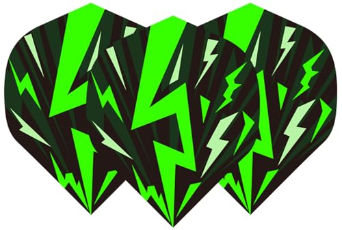 Dart Flights 105 Pieces (35 Unique Sets), 100 Micron PET, Universal Fit for Aluminum & PVC Shafts, for Steel & Soft Tip Darts, Premium Tournament Quality with 7 Designs