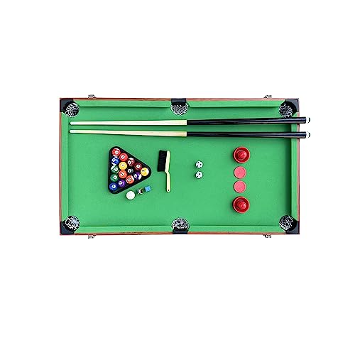 KICK Trio 48″ 3-in-1 Multi Game Table - Foosball, Billiards/Pool & Air-Hockey - color: Brown