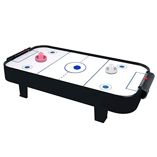 ONE250 Air Hockey Pushers and Red Air Hockey Pucks, Goal Handles Paddles Replacement Accessories for Game Tables (4 Striker, 4 Puck Pack) - color: Pink & White