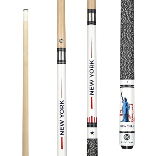 SHOOTERS Billiard Pool Cue Stick - color: New York, size: 20 Oz