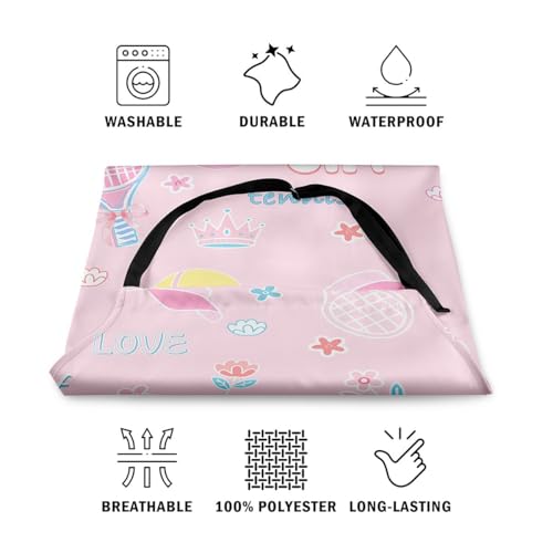 Castle Fairy Boy Soccer Kitchen Apron - color: Pink Tennis
