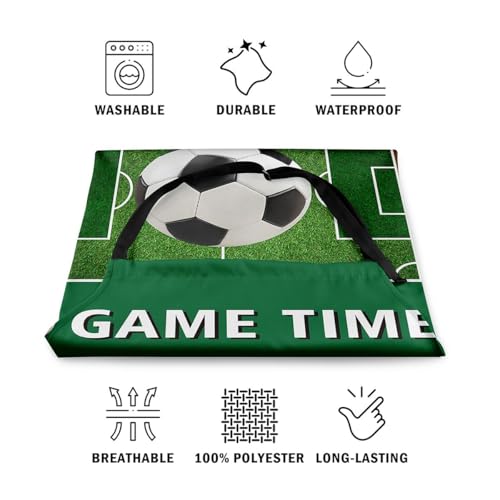 Manfei Baseball Kids Kitchen Apron - color: Green