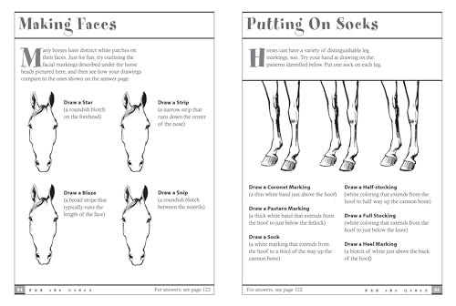 Horse Games & Puzzles: 102 Brainteasers, Word Games, Jokes & Riddles, Picture Puzzlers, Matches & Logic Tests for Horse-Loving Kids (Storey's Games & Puzzles)