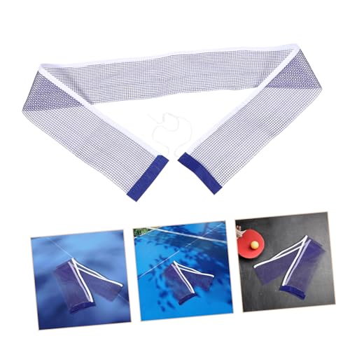 Portable Retractable Table Tennis Net with Metal Bracket Quick Setup Pingpong Net for Any Table Outdoor Training and Practice for Adults