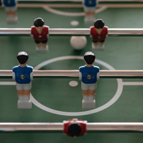 Foosball Table Rod Replacement 2 Pcs Table Soccer Rods for Soccer Machine Accessory Metal Pole for Home Game Room Easy Replace Handle