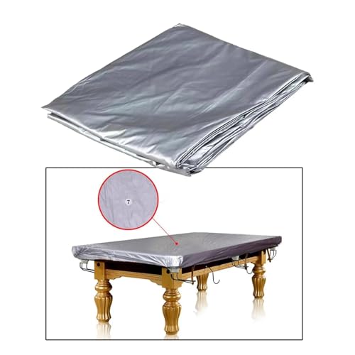 Pool Table Cover Dust Proof Billiard for Games Office Bar 240cmx130cm