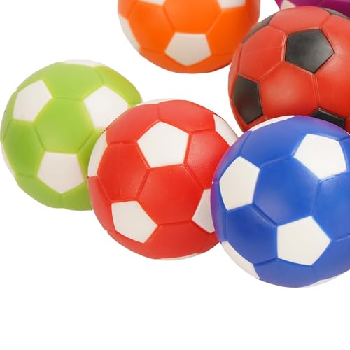 Pack of 9 Foosball Balls Mini Soccer Balls - Small Soccer Ball Replacements for Foosball Table Fun Home Recreation - color: Multi-color- 9PCS