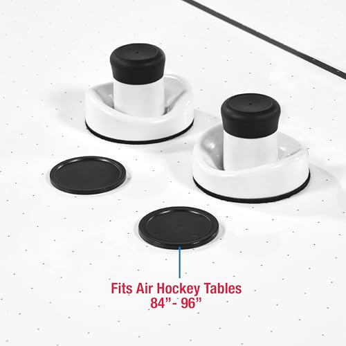 MD Sports Air Hockey Table with Arcade Electronic Scorer, Perfect for Family Game Rooms - style: Large Table Puck Set