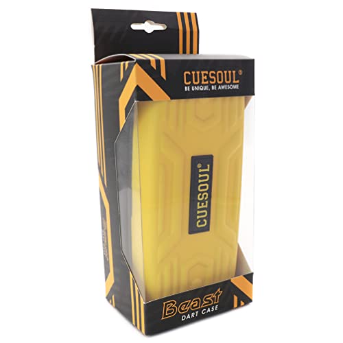 CUESOUL BEAST Dart Case Yellow-Carry Your World into A XL Dart Case - color: Yellow-for 3 Pack