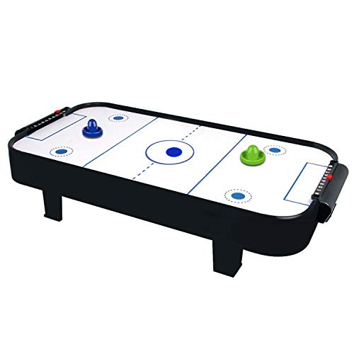 ONE250 Air Hockey Pushers and Red Air Hockey Pucks, Goal Handles Paddles Replacement Accessories for Game Tables (4 Striker, 4 Puck Pack) - color: Blue & Green