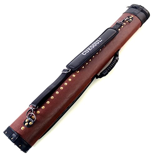 CUESOUL 19oz Pool Cue Sticks with Hard Pool Cue Case - color: E202-E203