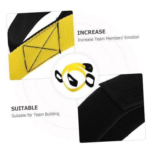 Toyvian 2Pcs Giant Footstep Bands for Outdoor Team Games Carnival Relay Races Backyard Birthday Parties Skill Development Teamwork Activities for Adults