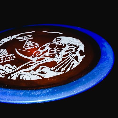 yikundiscs PDGA Approved HOU YI Crystal Scented Distance Driver Golf Disc, 170-176g Tournament Weight, Natural Osmanthus Fragrance, High Glide All-Around Distance Disc for All Skill Levels - color: Blue