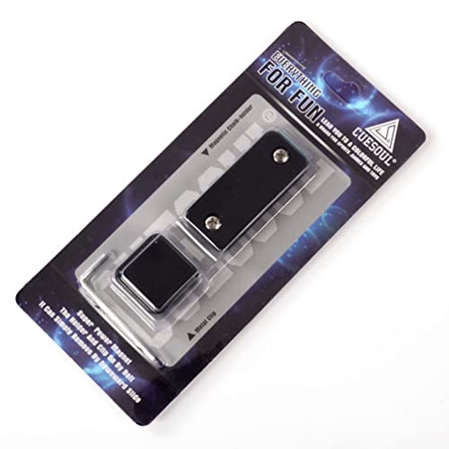 CUESOUL Billiards Magnetic Pool Cue Chalk Holder for Billiard Belt Clip - color: Black