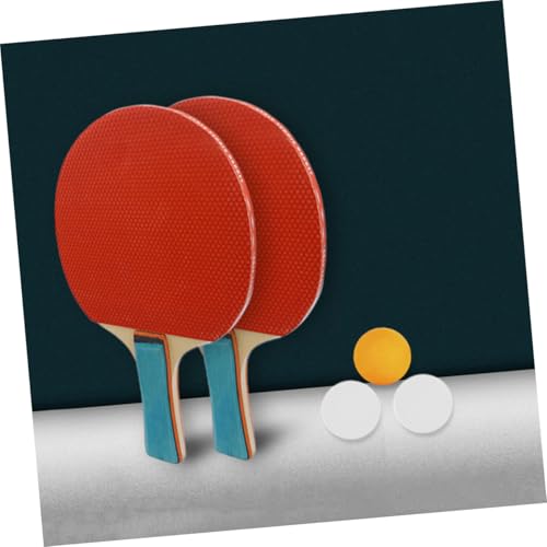 Outdoor Table Tennis Paddle Set Lightweight Training Rackets for Comfortable Grip Includes Paddles and Balls for Fun Sports Activities